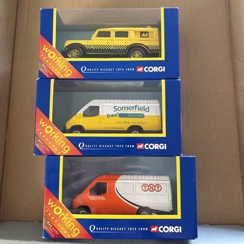Boxed corgi die cast vans - 3,
